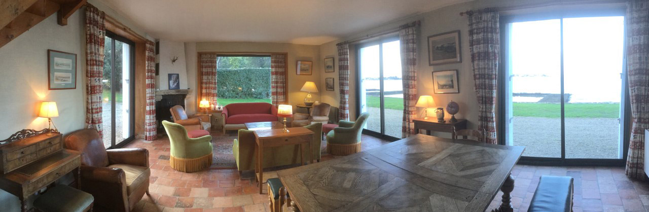 vue panoramique salon Locmariaquer